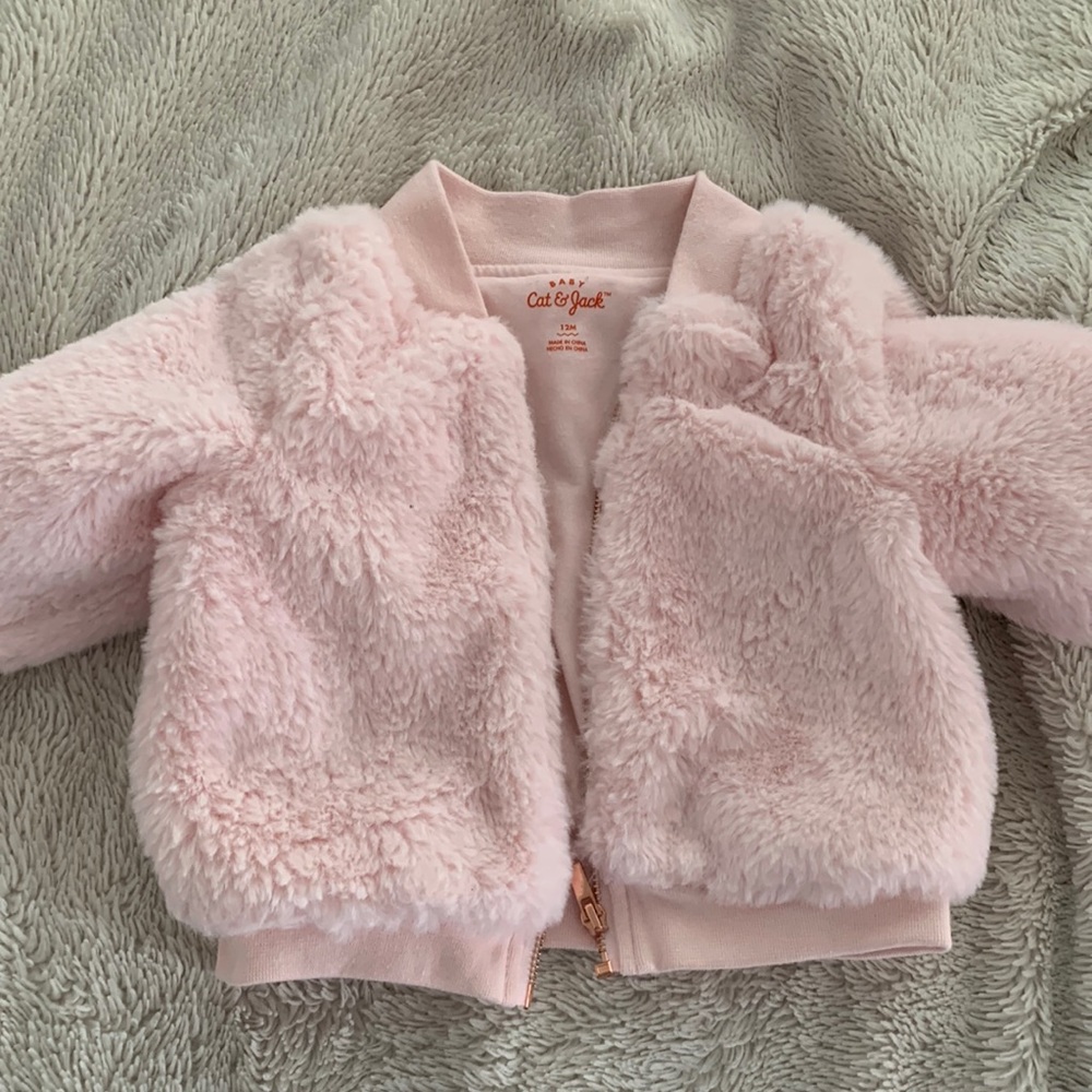 Cat & Jack Punk Fluffy Jacket